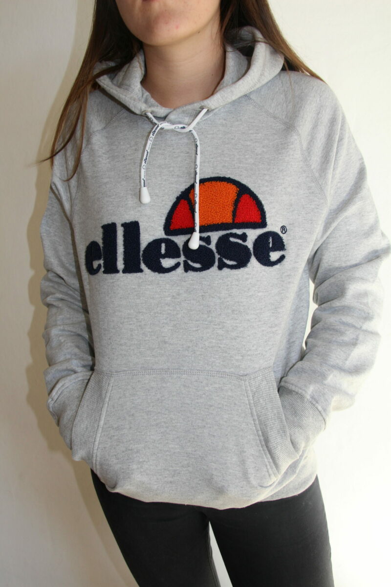 ELLESSE - Sweat Brodé Gris