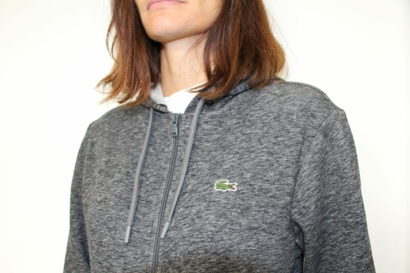 Lacoste Sweat Zippé Capuche Femme