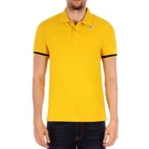 K WAY Polo Vincent Contrast Jaune