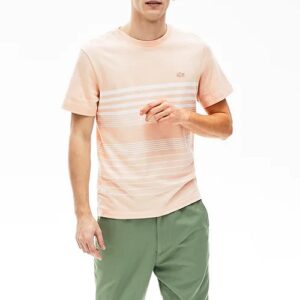 LACOSTE Tee-Shirt Col Rond Rose