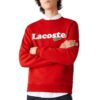 Sweatshirt Lacoste marquage et croco en molleton