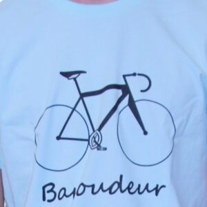BONMOMENT T-shirt Coton Bio Baroudeur Blue