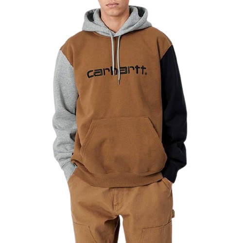 Sport aventure Orange sweatshirt a capuche Carhartt wip hooded tricol coton magasin de vêtement chaussures accessoires mode et sport