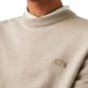 SPORT AVENTURE ORANGE PULL LAINE MERINOS col rond Lacoste homme