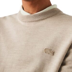 LACOSTE Pull laine viennois col rond