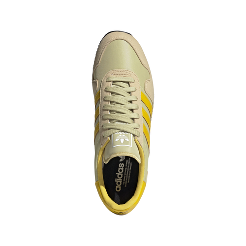 chaussures ADIDAS ORIGINALS USA 80 modèle rétro beige jaune sneakers mode sport aventure à Orange