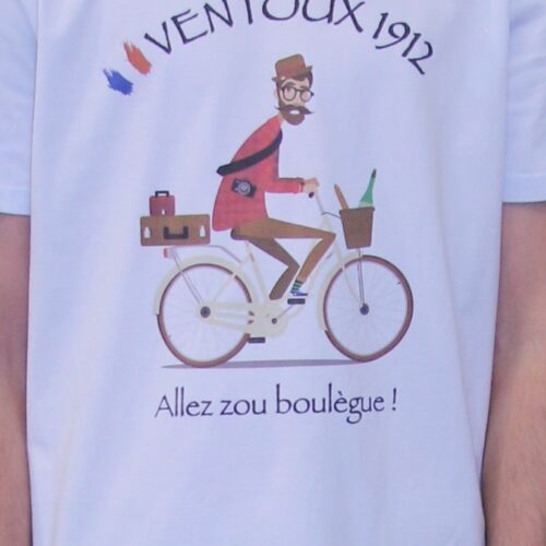 BONMOMENT T-shirt Boulegue blue coton bio