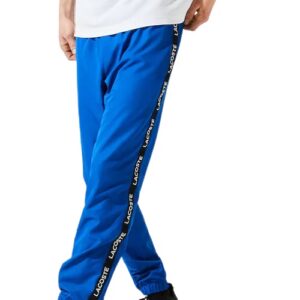LACOSTE Pantalon Sport bandes siglées bleu