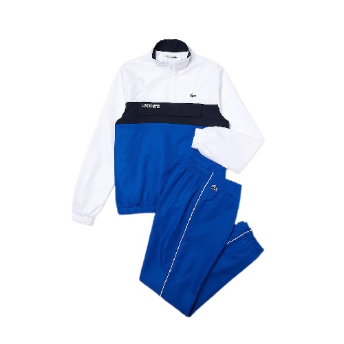 survetement LACOSTE SPORT color-block veste et pantalon en taffetas léger enfilable magasin sport aventure à Orange sport et mode