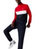 survetement LACOSTE SPORT color-block veste et pantalon en taffetas léger enfilable rouge magasin sport aventure à Orange sport et mode