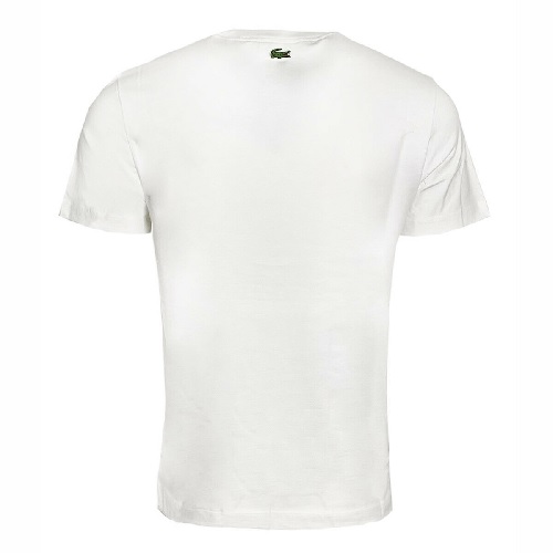 t-shirt Lacoste broderie blanc magasin de sport sport aventure à Orange Lacoste vetement et chaussures