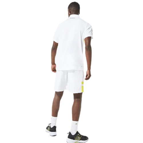 short tennis Lacoste homme léger en polyester short sport lacoste blanc boutique sport aventure Orange lacoste sport et mode