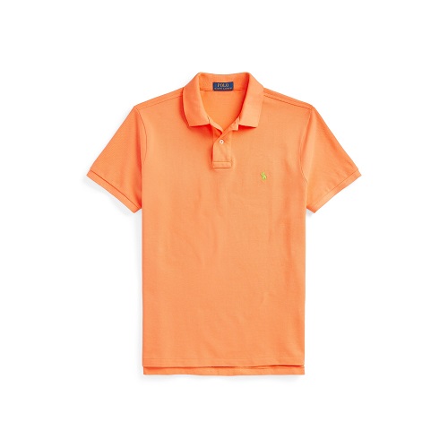 polo Ralph Lauren coton piqué slim orange magasin sport aventure à Orange mode et sport ralph lauren vetement et accessoires homme femme
