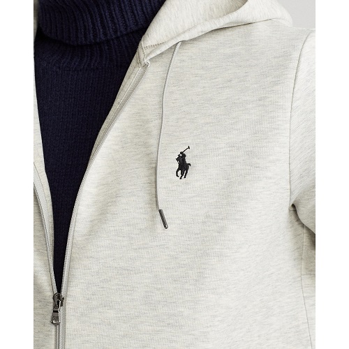 Veste zippé en coton Ralph Lauren à capuche sweatshirt ouvert uni à capuche sweat Ralph Lauren magasin Sport aventure à Orange