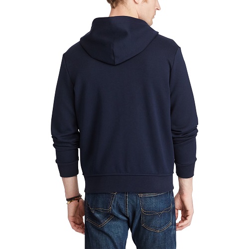 Veste coton Ralph Lauren à capuche zippé sweatshirt magasin sport aventure à Orange sport et mode Ralph Lauren