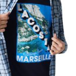 LACOSTE T-shirt calanques marine Marseille