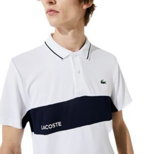 LACOSTE Polo ultra dry blanc sport