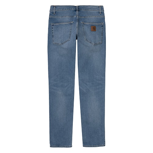 Pantalon jeans Carhartt wip denim bleu clair coupe droite jeans magasin sport aventure à Orange mode et sport pantalons jeans chino