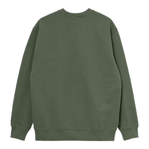 sweatshirt carhartt wip pocket poche vert kaki en coton boutique sport aventure mode sport