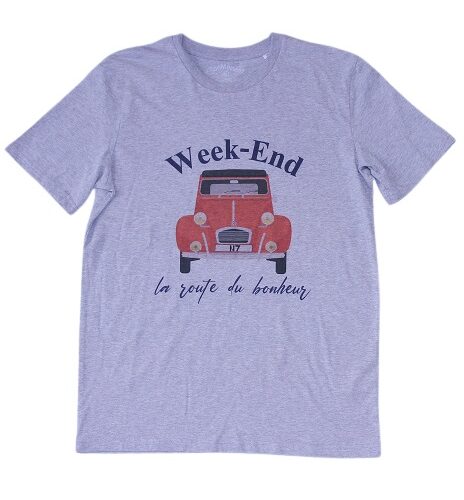 BONMOMENT T-shirt Week-end heather coton bio