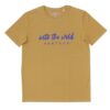 SPORT AVENTURE ORANGE t-shirt Bon Moment coton biologique BonMoment Into the wild caramel tee-shirt uni coton bio ventoux
