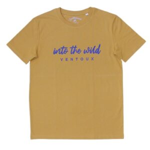 BONMOMENT T-shirt Into the wild ochre coton bio