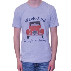 BONMOMENT T-shirt Week-end heather coton bio