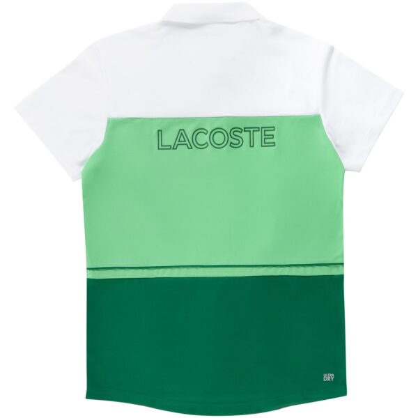 T-shirt LACOSTE SPORT color block vert tee-shirt lacoste sport boutique sport aventure Orange polo t-shirt tennis sport Lacoste