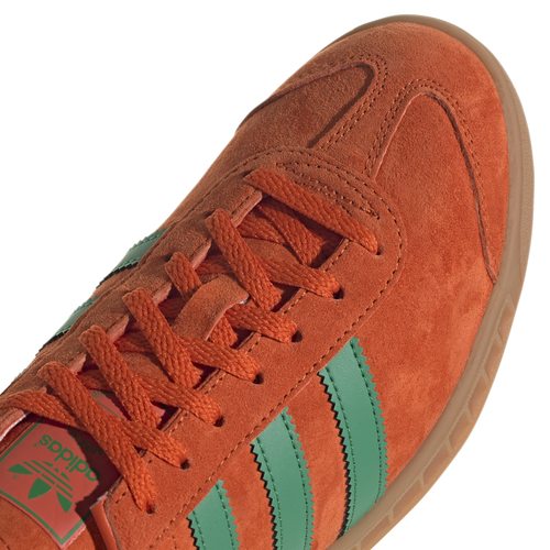 chaussures ADIDAS Hamburg orange en suede baskets Adidas hamburg en peau orange sport aventure orange
