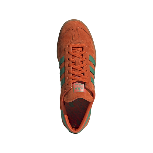 chaussures ADIDAS Hamburg orange en suede baskets Adidas hamburg en peau orange sport aventure orange