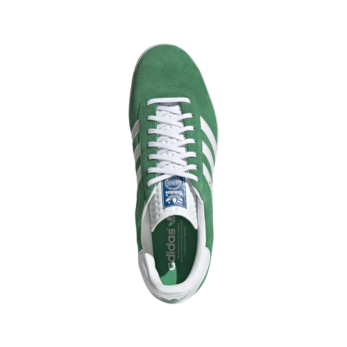 chaussures Adidas gazelle vert baskets adidas originals vert en nubuck et peau sport aventure orange