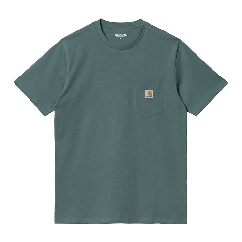 T-shirt CARHARTT WIP Pocket t-shirt à poches carhartt eucalyptus vert sport aventure à Orange