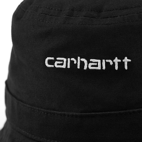 bob Carhartt wip script bucket hat black bob carhartt coton noir sport aventure orange