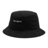 bob Carhartt wip script bucket hat black bob carhartt coton noir sport aventure orange