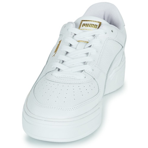 chaussures Puma Ca Pro white, baskets Puma Ca Pro blanc en cuir Sport Aventure Orange