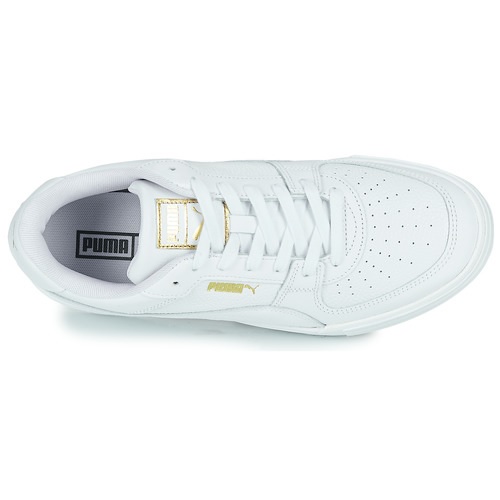 chaussures Puma Ca Pro white, baskets Puma Ca Pro blanc en cuir Sport Aventure Orange