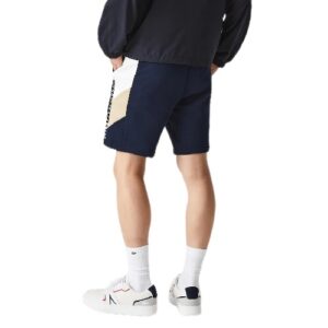 LACOSTE Bermuda molleton marine à bandes