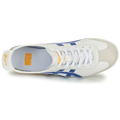 Chaussures ASICS ONITSUKA TIGER MEXICO 66 blanc sneakers cuir Asics basket homme Asics white SPORT AVENTURE ORANGE