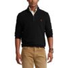 pull coton demi-zip Ralph lauren pull coton fermeture éclair black pull ralph lauren noir sport aventure Orange