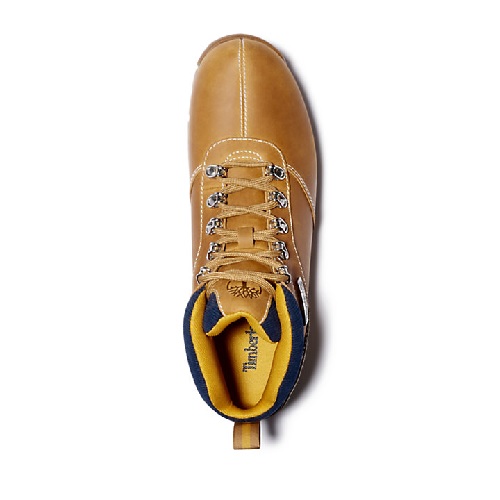 chaussures TIMBERLAND SPLITROCK bottines de randonnée timberland splitrock Wheat en cuir sport aventure Orange