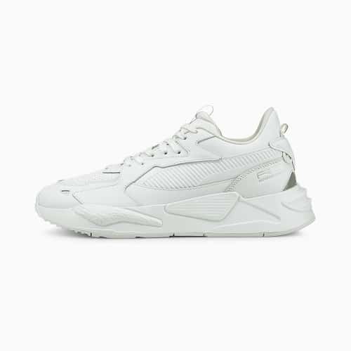 Puma blanche en shop cuir