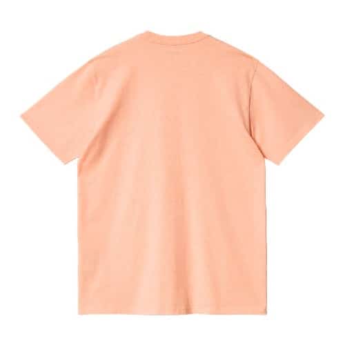 t-shirt Carhartt pocket grapefruit t-shirt poche Carhartt en coton orange sport aventure Orange