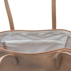 LACOSTE Sac cabas amande rosé zippé