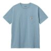 t-shirt Carhartt pocket blue heather t-shirt poche Carhartt en coton orange sport aventure Orange