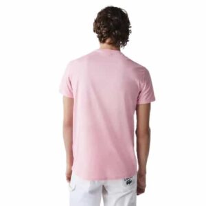 LACOSTE T-shirt Pima rose col rond