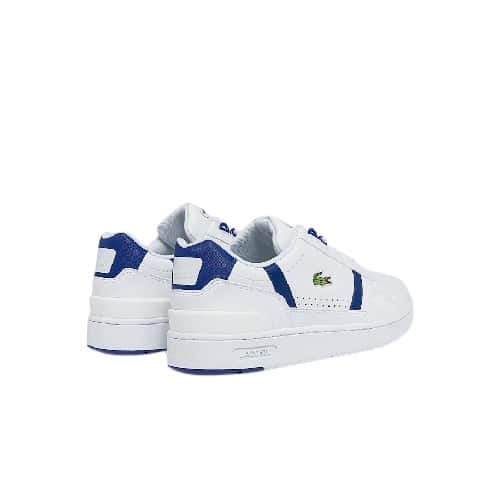 sneakers Lacoste T CLIP blanc royal bleu homme basket Lacoste t clip chaussures Lacoste t-clip sport aventure Orange