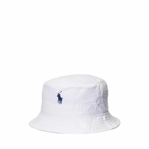 RALPH LAUREN Bob white en coton