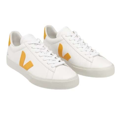 chaussures Veja sneakers cuir Veja campo ouro jaune homme sport aventure Orange