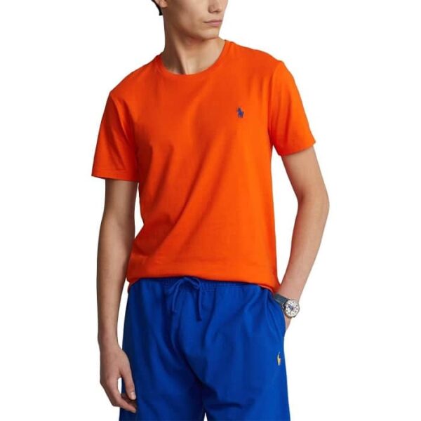 T-shirt RALPH LAUREN Orange en coton slim fit sport aventure Orange
