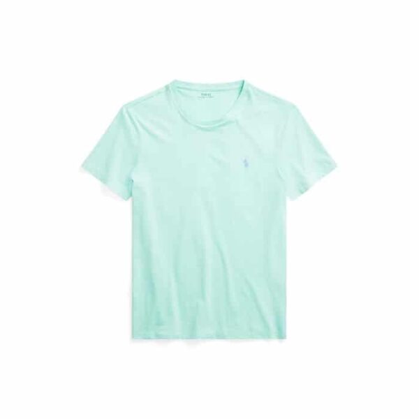 t-shirt ralph lauren verde vert en coton sport aventure Orange